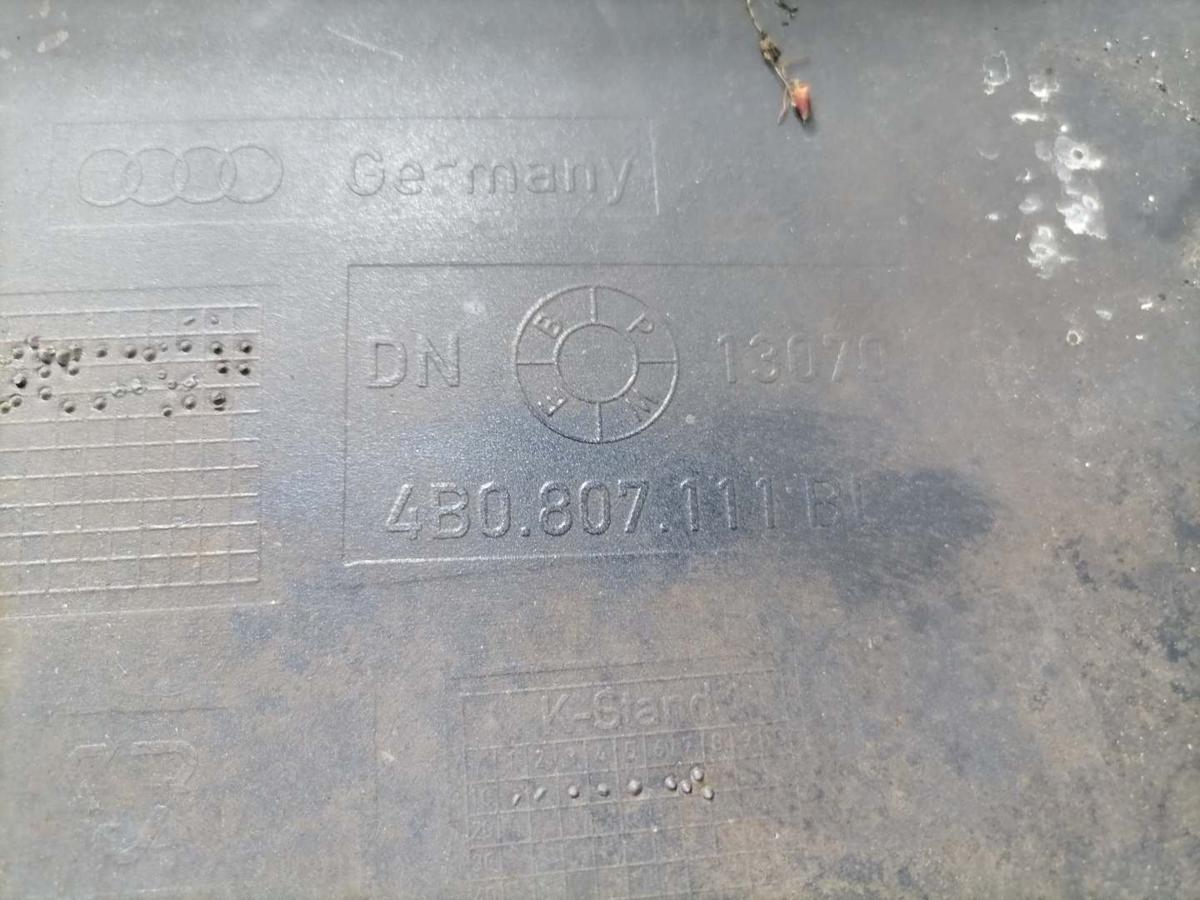 Audi A6 4B original Sto&szlig;stange Sto&szlig;f&auml;nger vorn LY5X Aquablau Facelift BJ03